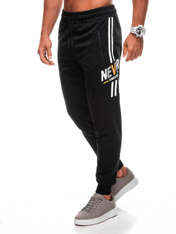 Men's sweatpants P1498 - black