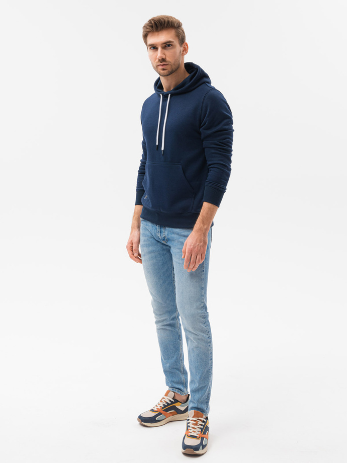 Men's hooded sweatshirt - navy V B979