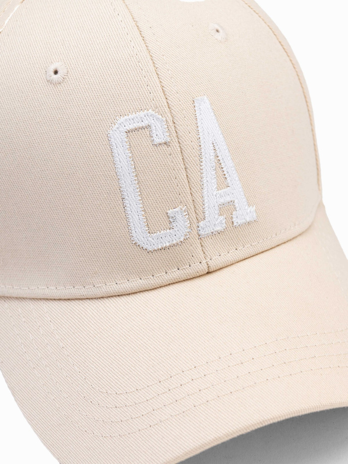 Men's baseball cap H173 - beige