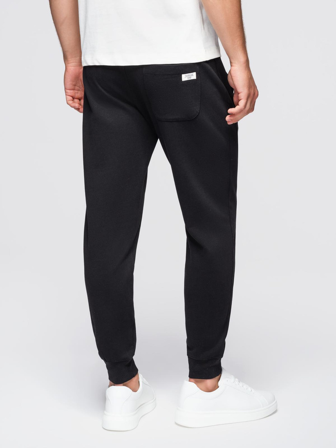 Men's jogger sweatpants - black V5 OM-PABS-0173