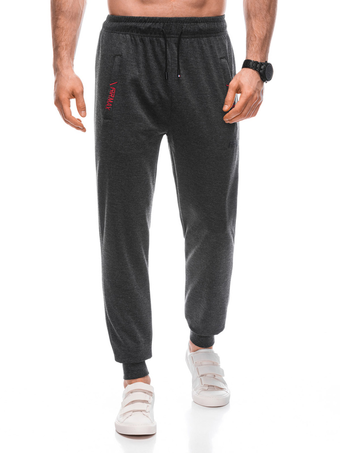 Men's sweatpants P1457 - dark grey
