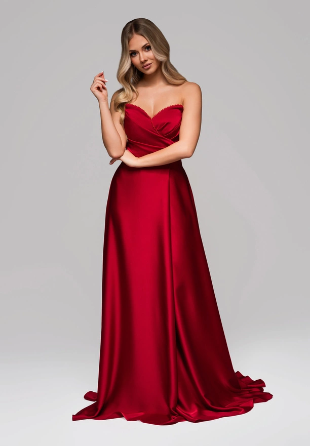 Evening dress LA-OM-DLR177 - fuchsia