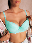 Push-up bra ULR344 - turquoise