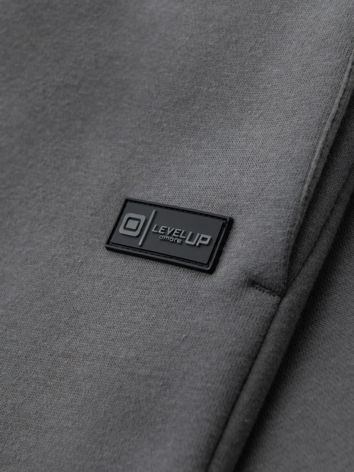 Classic sweatpants with drawstrings unisex-grey V18 OU-PSBC-0100