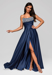 Evening dress LA-OM-DLR223 navy