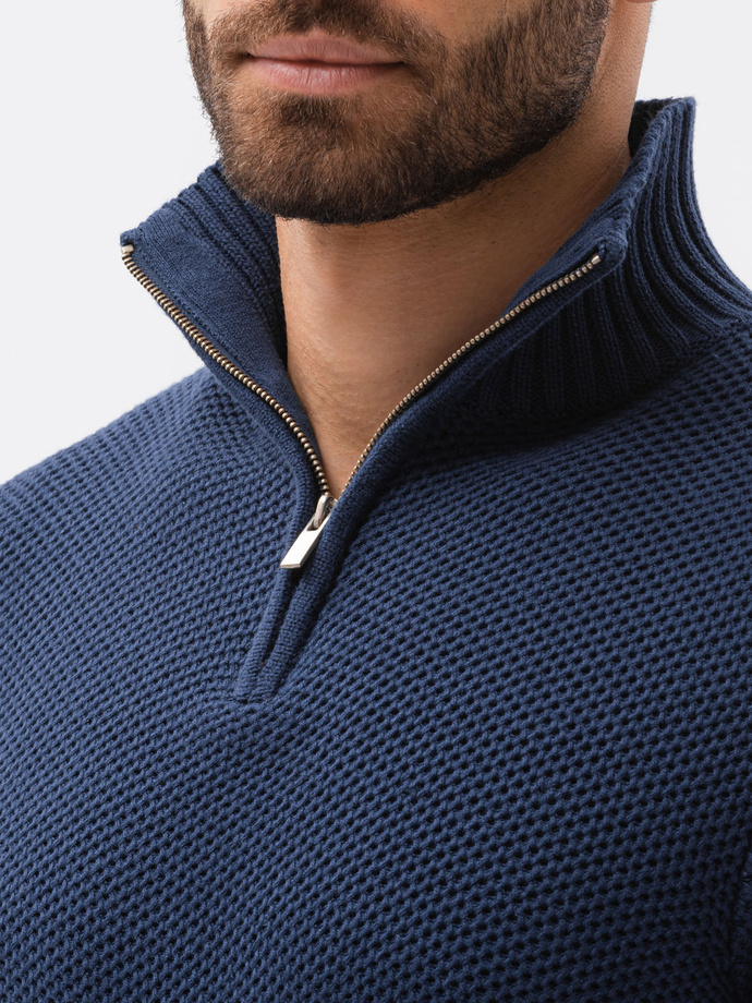 Men's sweater - dark blue E194
