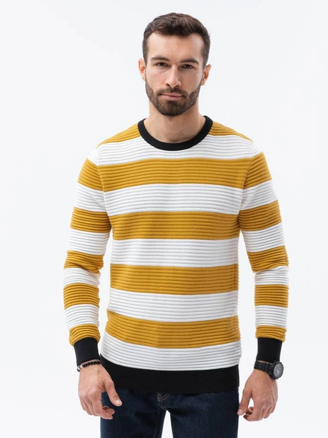 Men's sweater - mustard E189