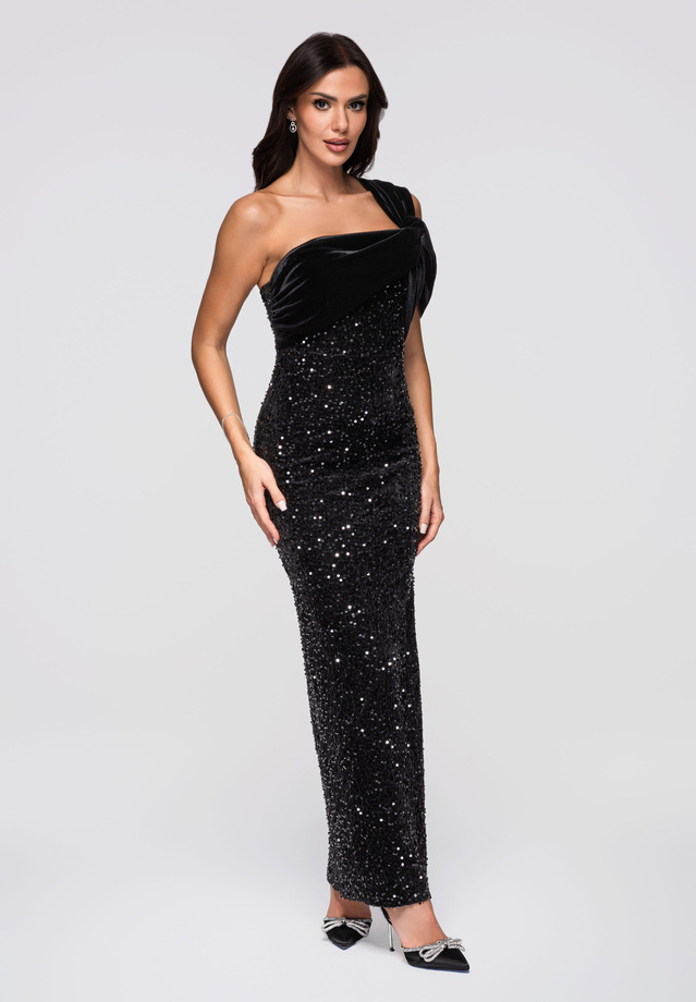 Evening dress LA-OM-DLR275 - black