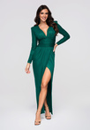 Evening dress LA-OM-DLR257 - green