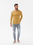 Men's unprinted longsleeve - mustard V1 L131