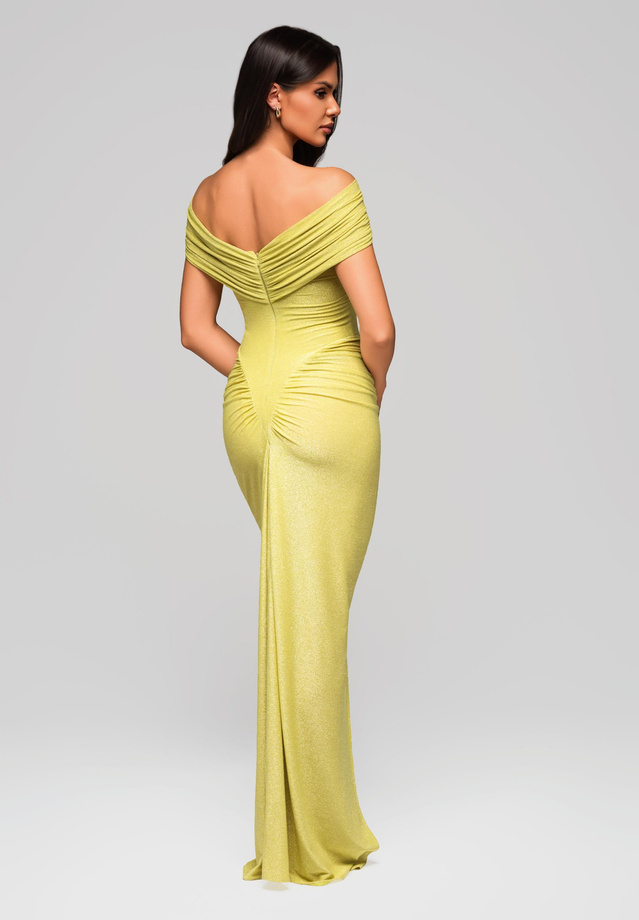 Evening dress LA-OM-DLR182 - green
