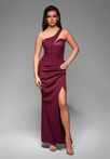 Evening dress LA-OM-DLR037 - dark red