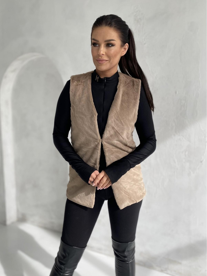 Women's vest VLR012 - beige