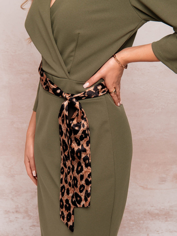 Women's dress DLR092 - khaki