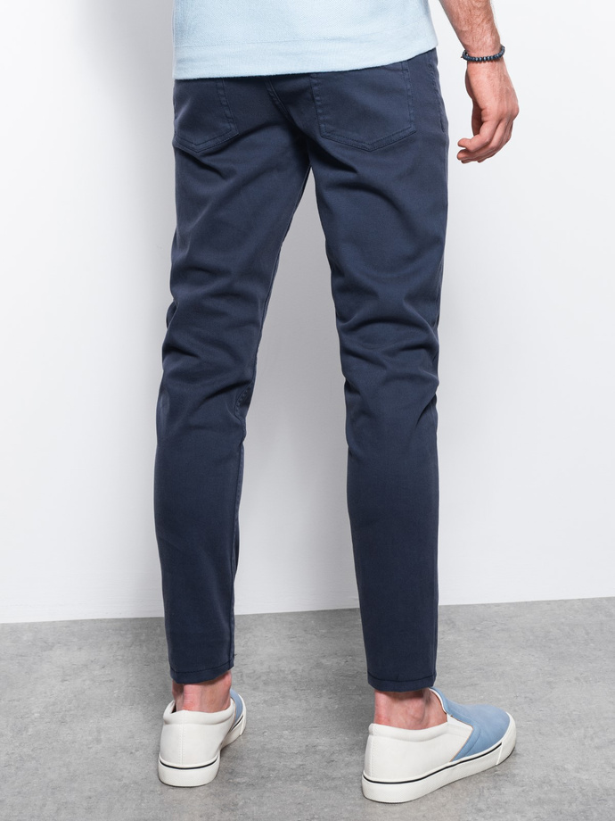 Men's pants chinos - navy P1059