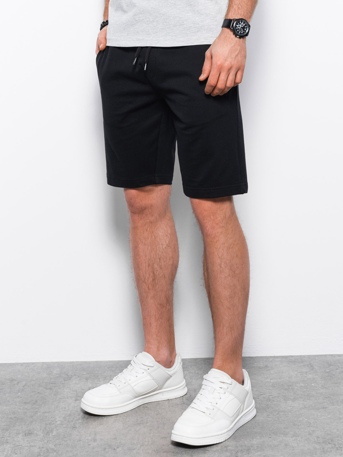 Men's sweatshorts - black W291