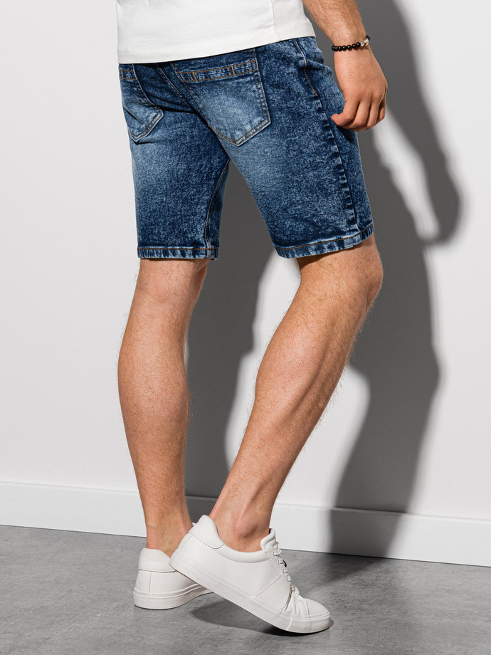 Men's denim shorts - blue W305