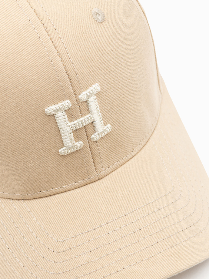 Men's cap H159 - beige