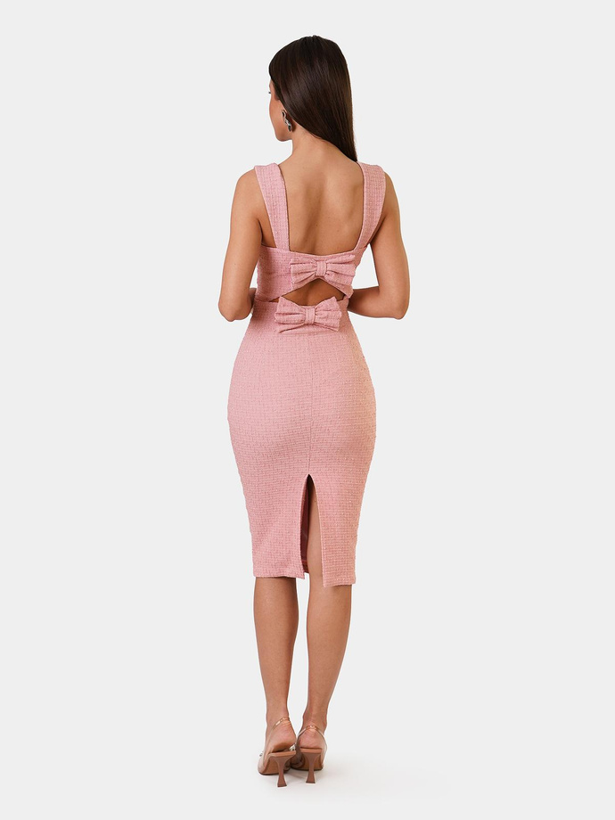 CHANTAL midi dress DLR135 - powder pink