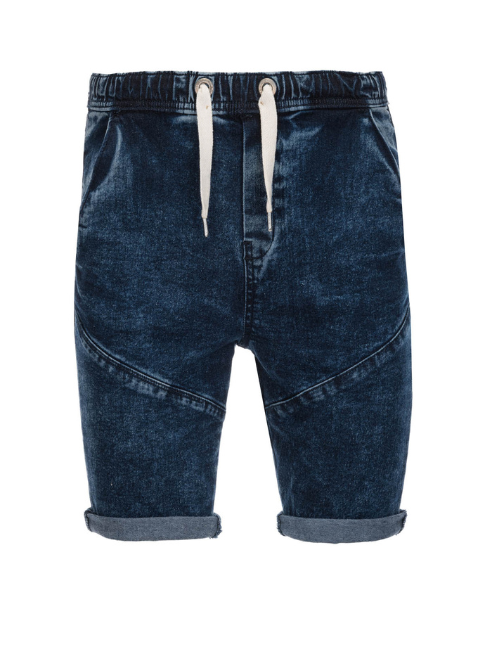 Men's denim shorts - dark jeans W361