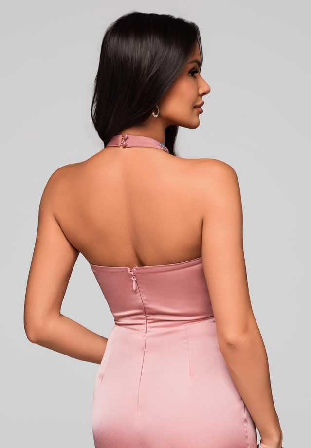 Sukienka wieczorowa LA-OM-DLR194 - pink