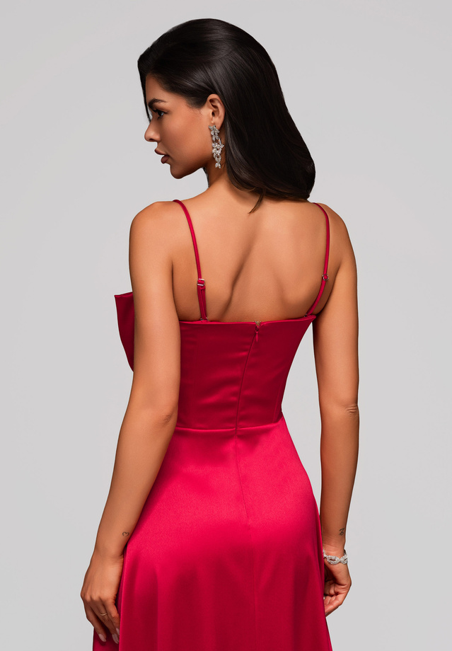 Evening dress LA-OM-DLR173 - red