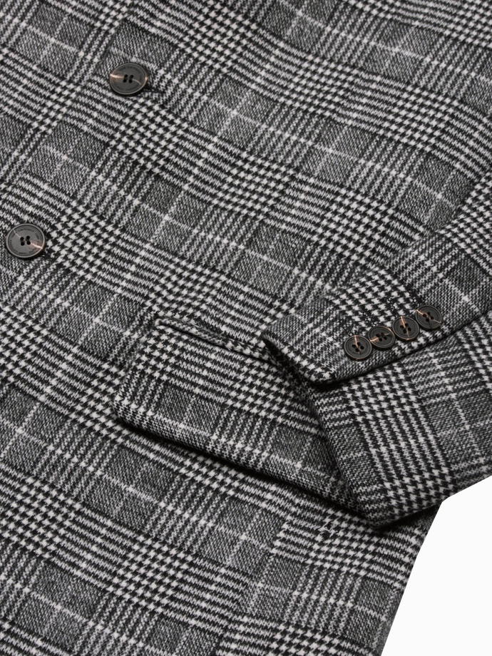 Men's coat - black C499