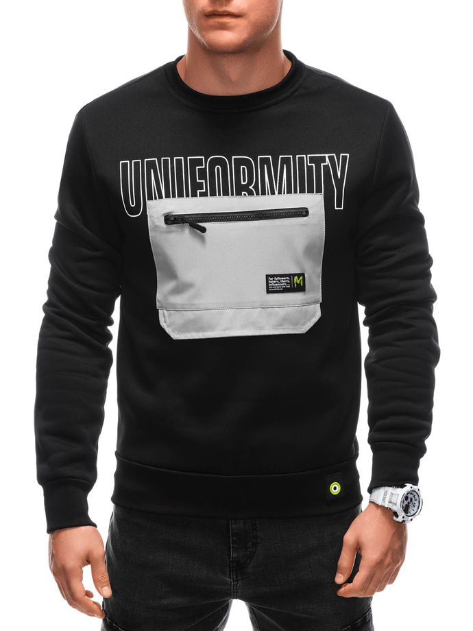 Men's sweatshirt B1620 - black