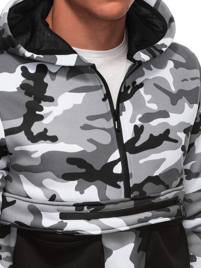 Men's zip-up sweatshirt B1694 - grey