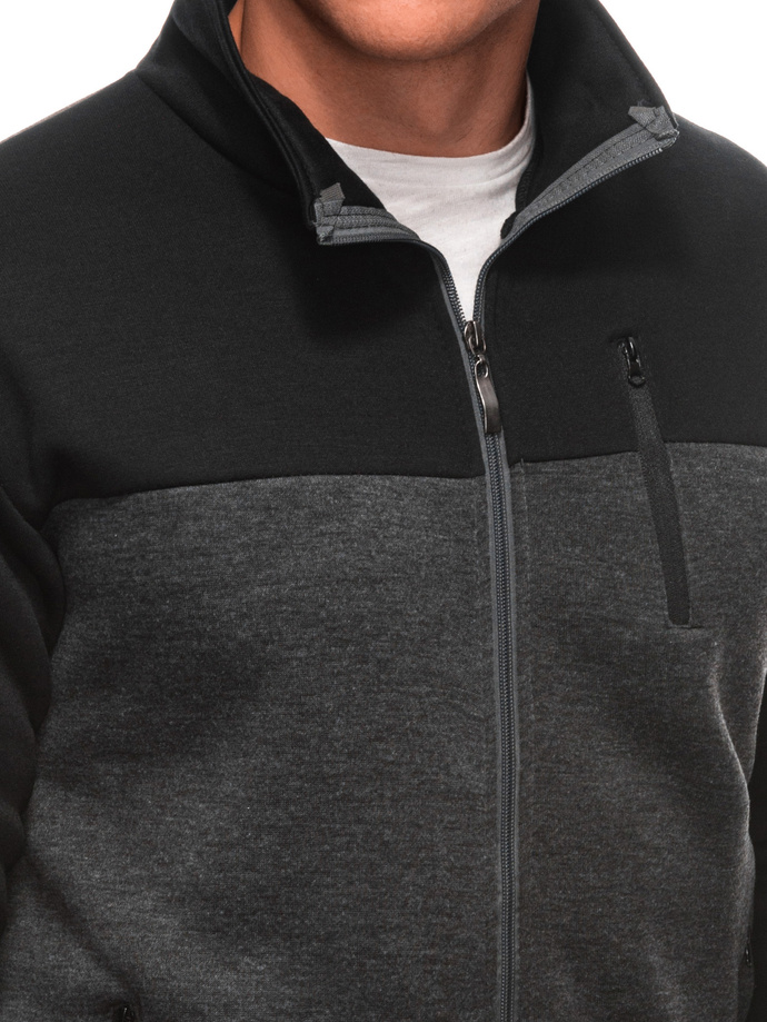 Men's hoodless sweatshirt 1705B - graphite