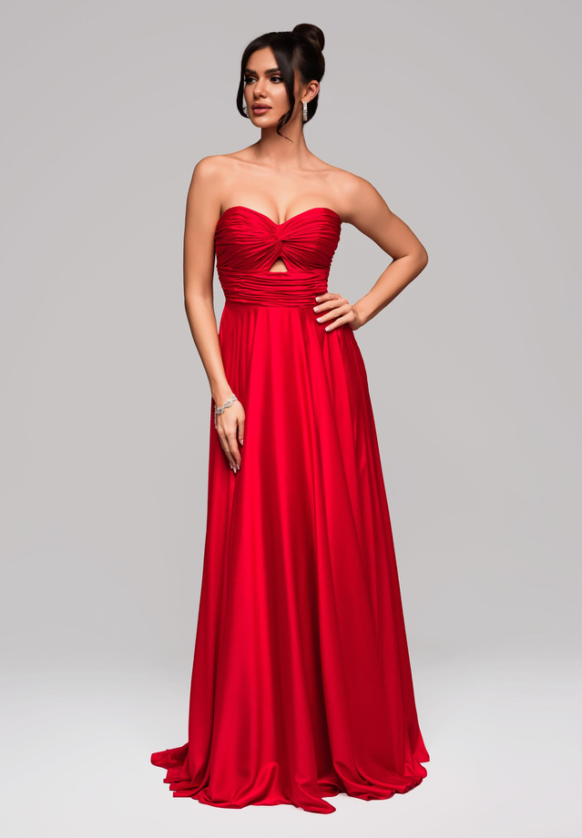 Evening dress LA-OM-DLR159 - red