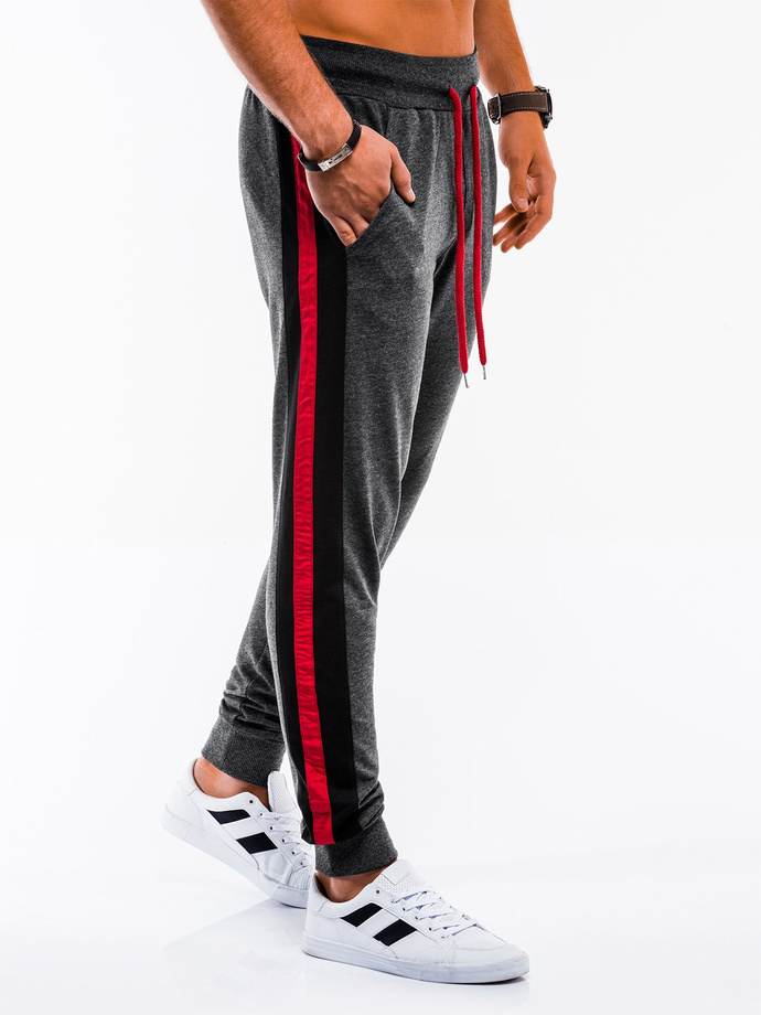 Men's sweatpants - dark grey P715