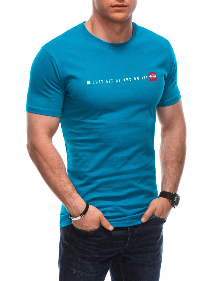 Men's t-shirt S1920 - turquoise