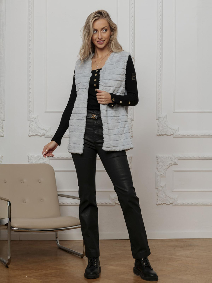 Women's vest VLR008 - light gray