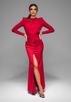Evening dress LA-OM-DLR024 - red