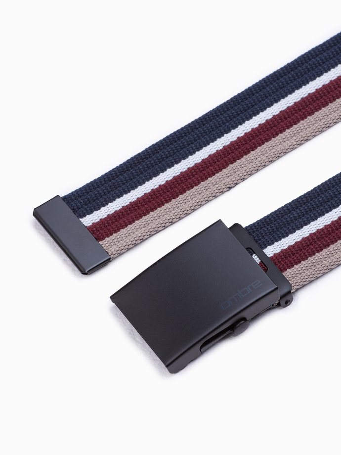 Men's sackcloth belt - navy A649