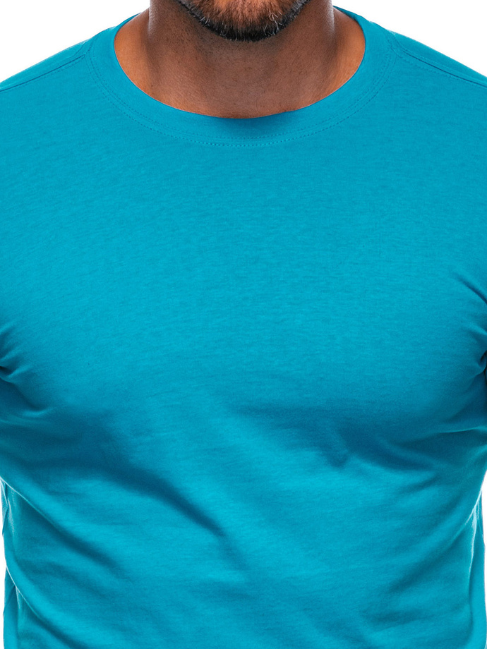 Men's plain t-shirt EM-TSBS-0100 - turquoise