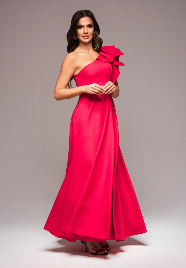 Sukienka wieczorowa LA-OM-DLR020 - red