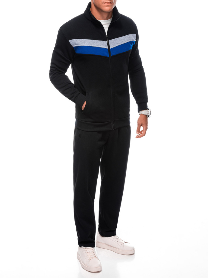 Men's sweatshirt + sweatpants set Z90 - black