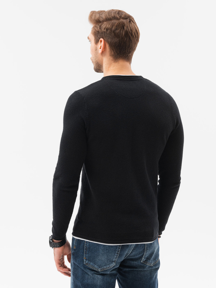 Men's sweater - black E121