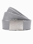 Men's belt of sash - gray A029