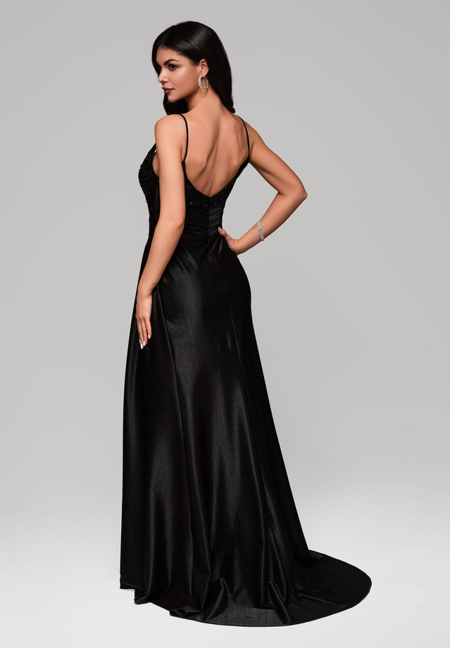 Evening dress LA-OM-DLR132 - black