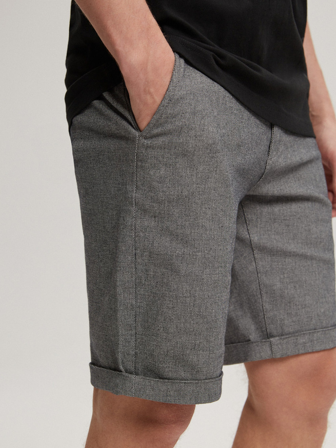 PRM SH 302 W429 men's short shorts - gray melange