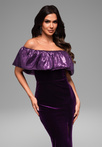 Evening dress LA-OM-DLR044 - purple