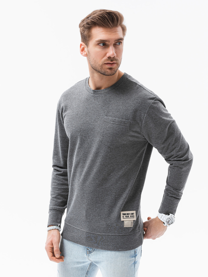 Men's sweatshirt - black B1149