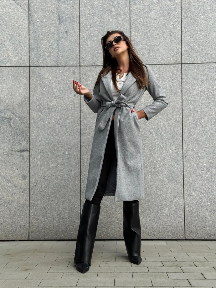 Women's coat CLR034 - gray