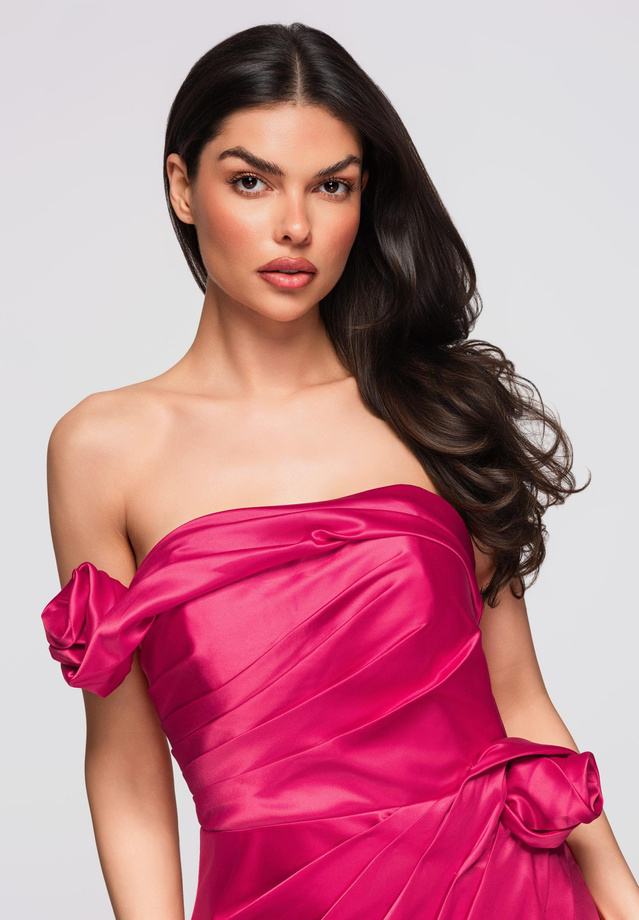 Evening dress LA-OM-DLR278 - fuchsia