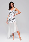 Evening dress LA-OM-DLR245 - white
