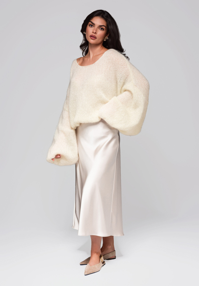 Women's cardigan LW-SWCD-0113 - ecru