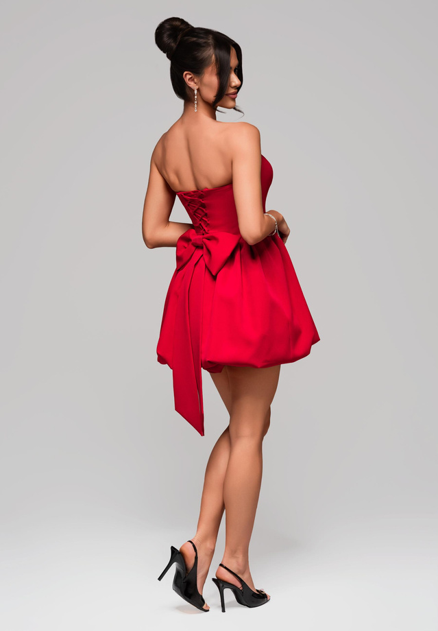 Evening dress LA-OM-DLR126 - red